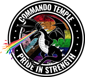 Pride Dragon Grunge Logo